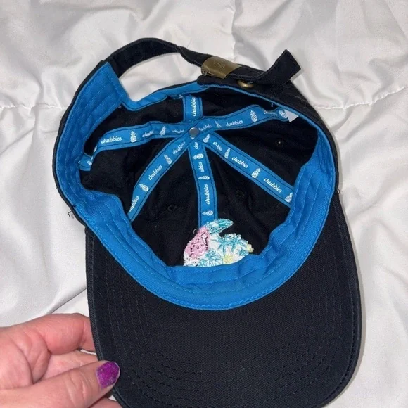 Chubbies Toucan Dad Hat Black Neon Embroidered - Picture 3 of 5